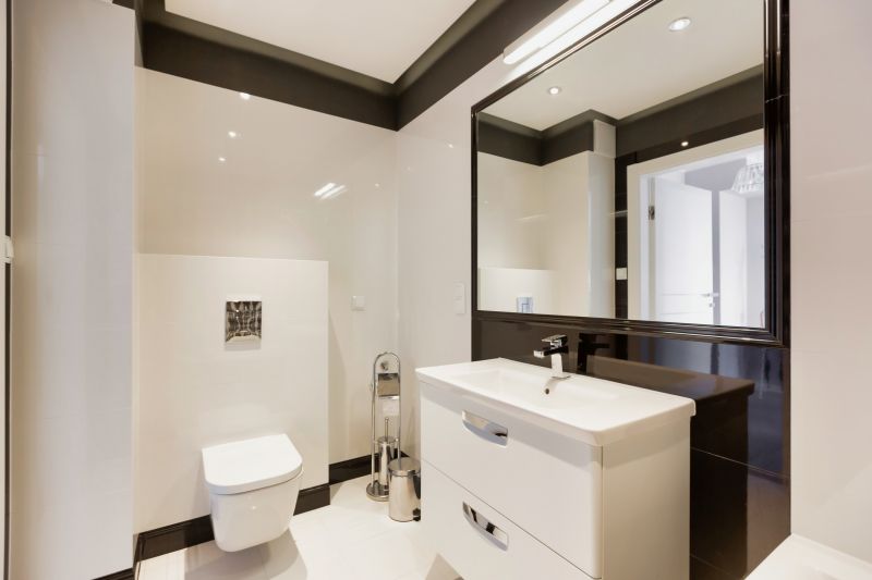 Minimalist Bathroom with Built-in Storage